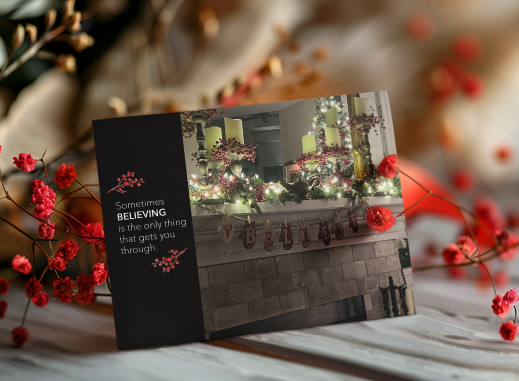 Simply Believe  – "The Holidays Are Hard" Holiday Card