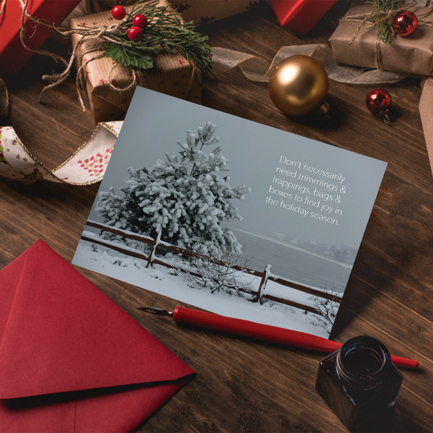 Finding Beauty in The Season – Holiday Happiness Card