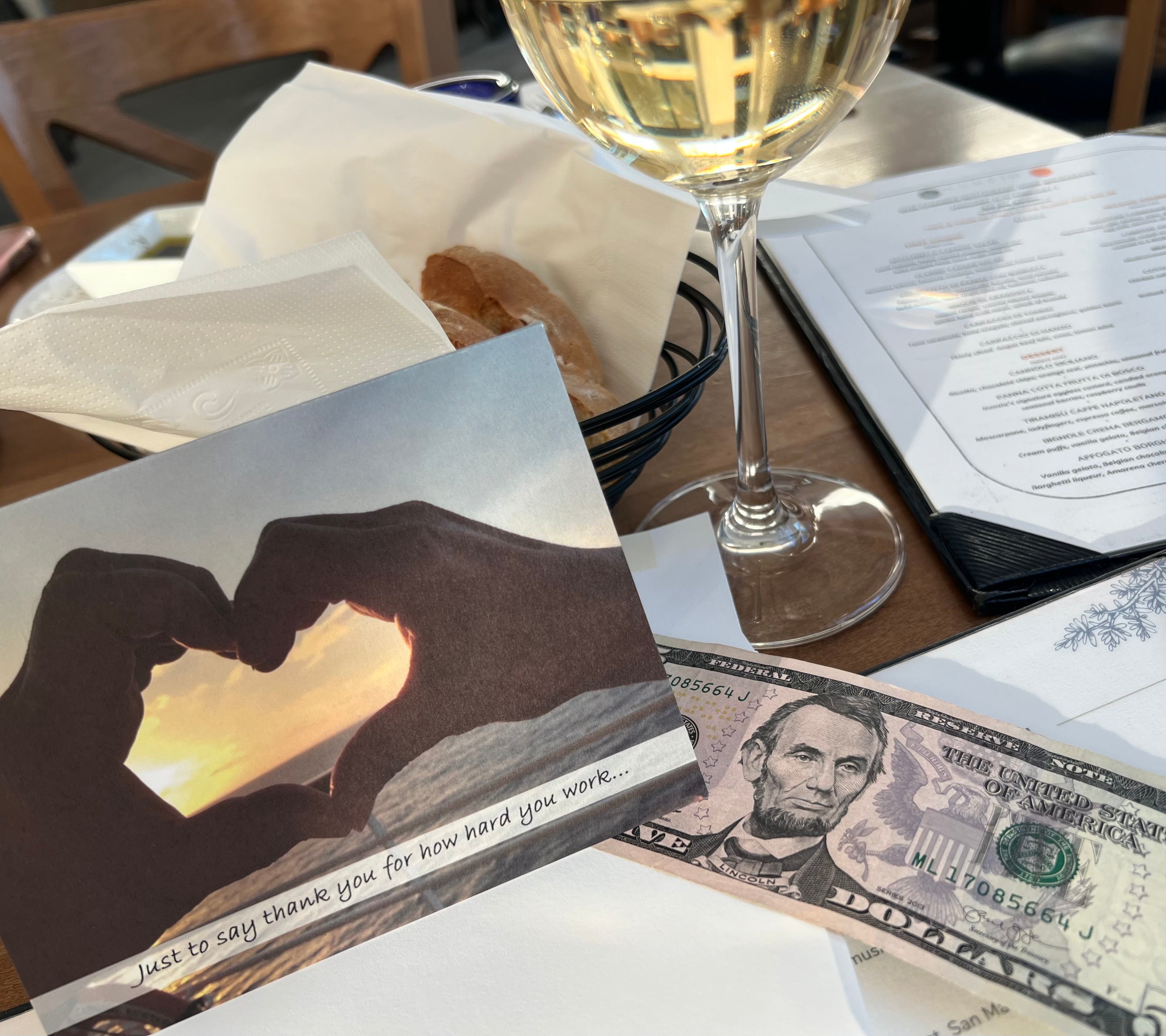 I Give a Buck–   Kindness & Appreciation Card