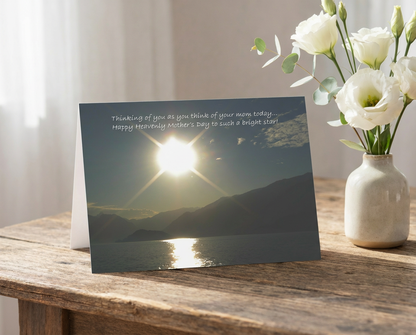 Happy Heavenly Mother's Day to Their Star –  Mother's Day Card