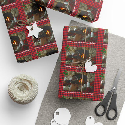 Cozy Holiday Cheers – Holiday Wrapping Paper
