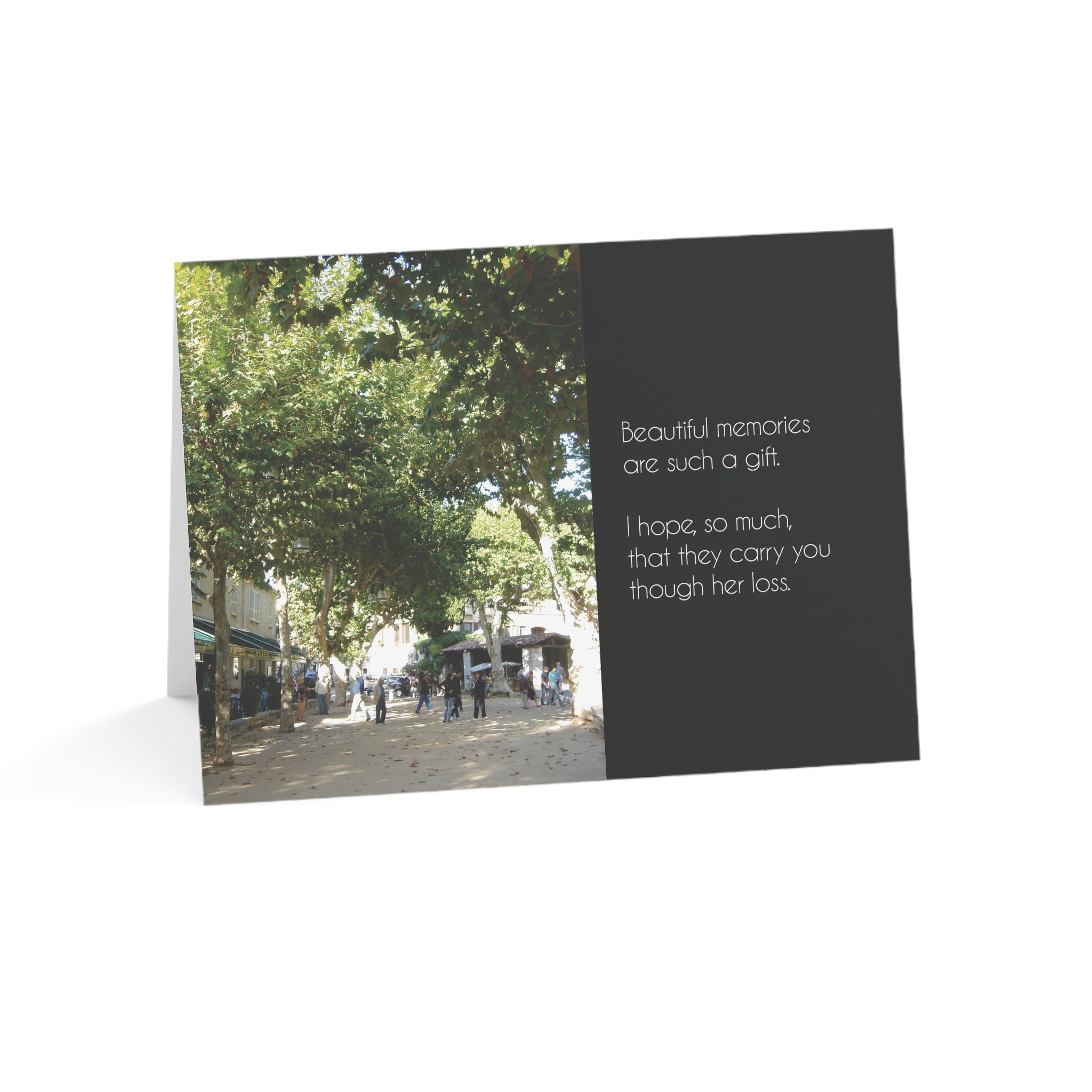Simple Afternoon Memories - Grief, Sympathy Card, Loss of Wife, Simply Sorry