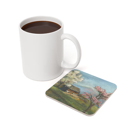 Cheery Blossoms at 13 - Drink Coaster, Strokes of Genius Early Years Collection