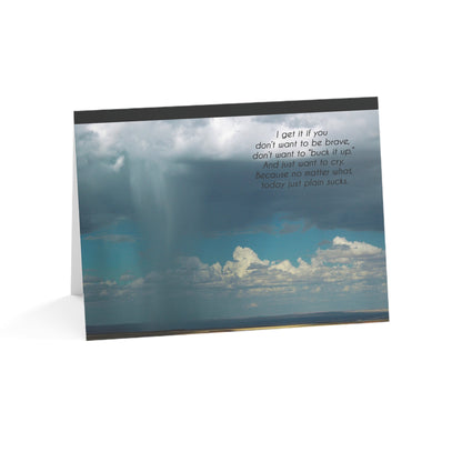 Random Rainstorms Happen - Grief, Sympathy Card, Tough Days
