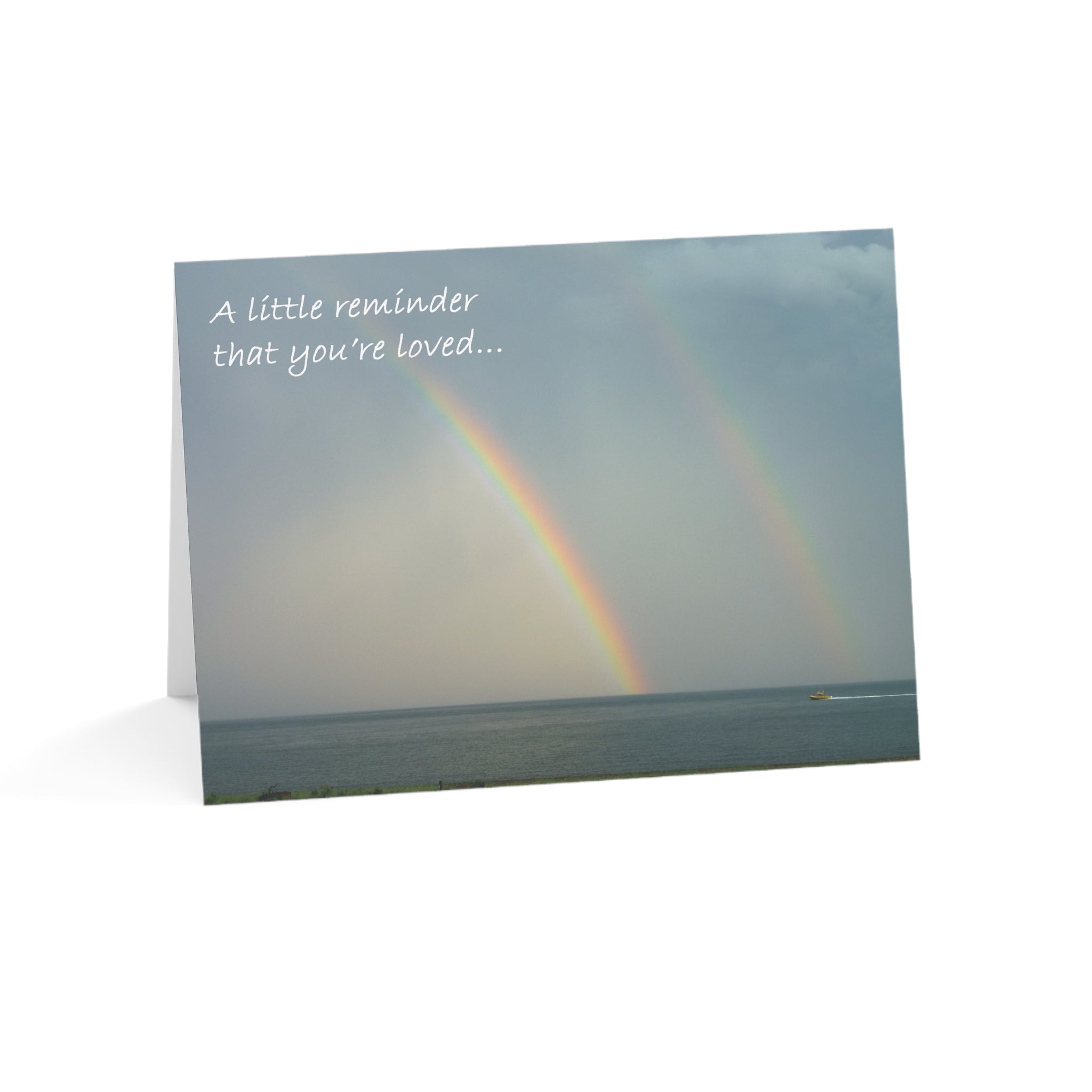 A Rainbow Reminder x 2  – Thinking of You Card
