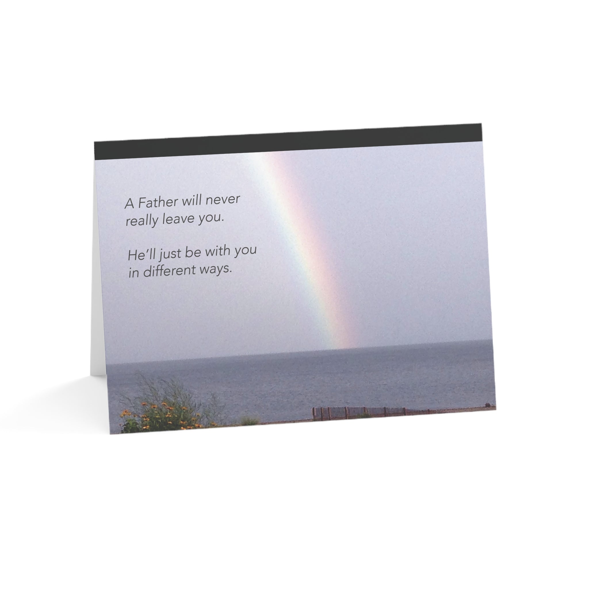 The Simple Comfort of a Rainbow - Sympathy Card, Loss of Father, Simply Sorry