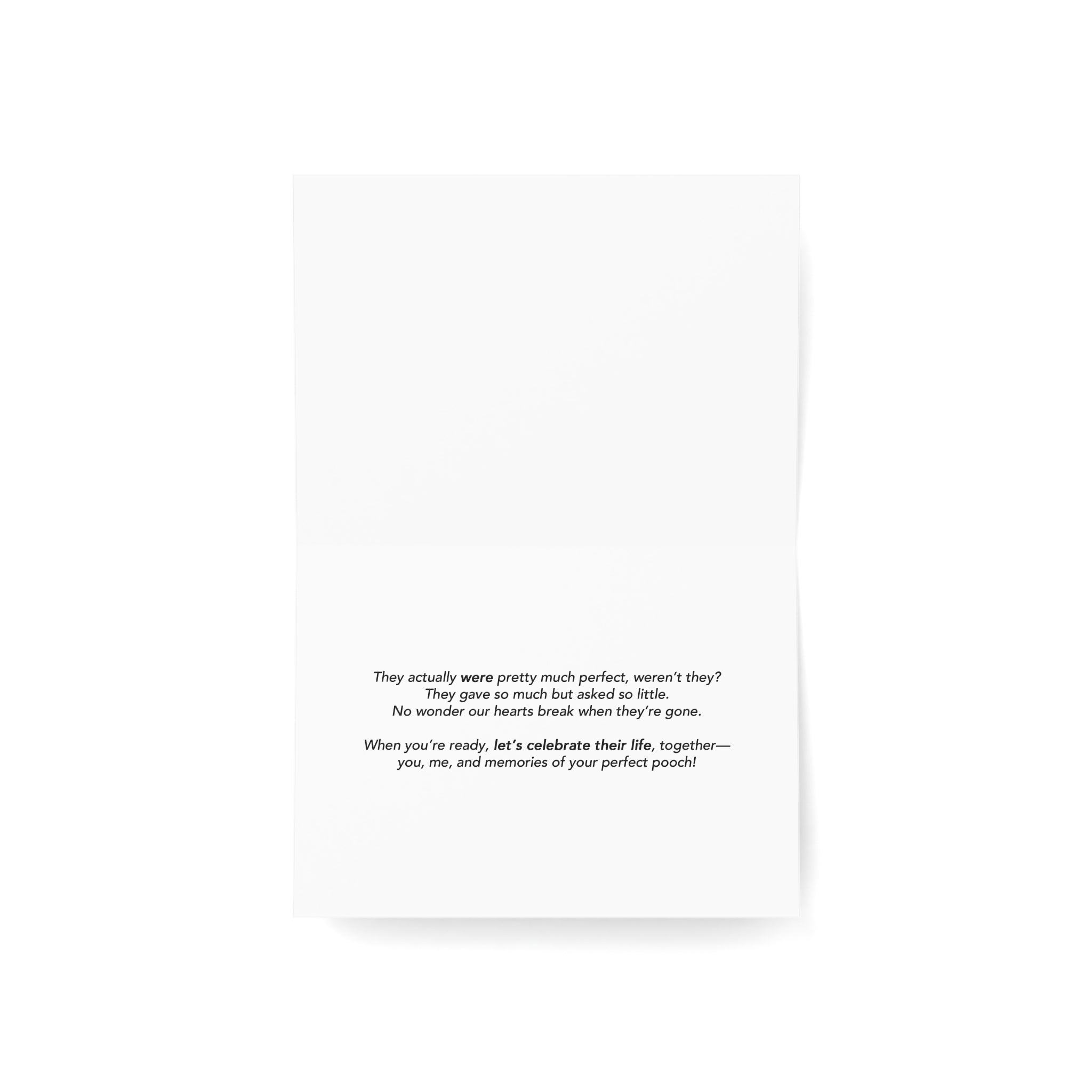 Soaring Gulls to Chase – Grief, Sympathy Card, Loss of Pet