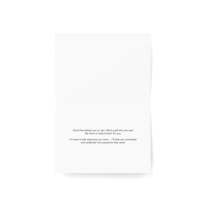 A Lonely Lakefront Playground – Loss of Friend, Sympathy Card