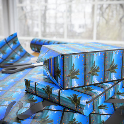 Happy Holidays Island Style - Holiday Wrapping Paper