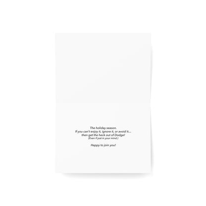 Channel Your Happy – "The Holidays Are Hard" Holiday Card