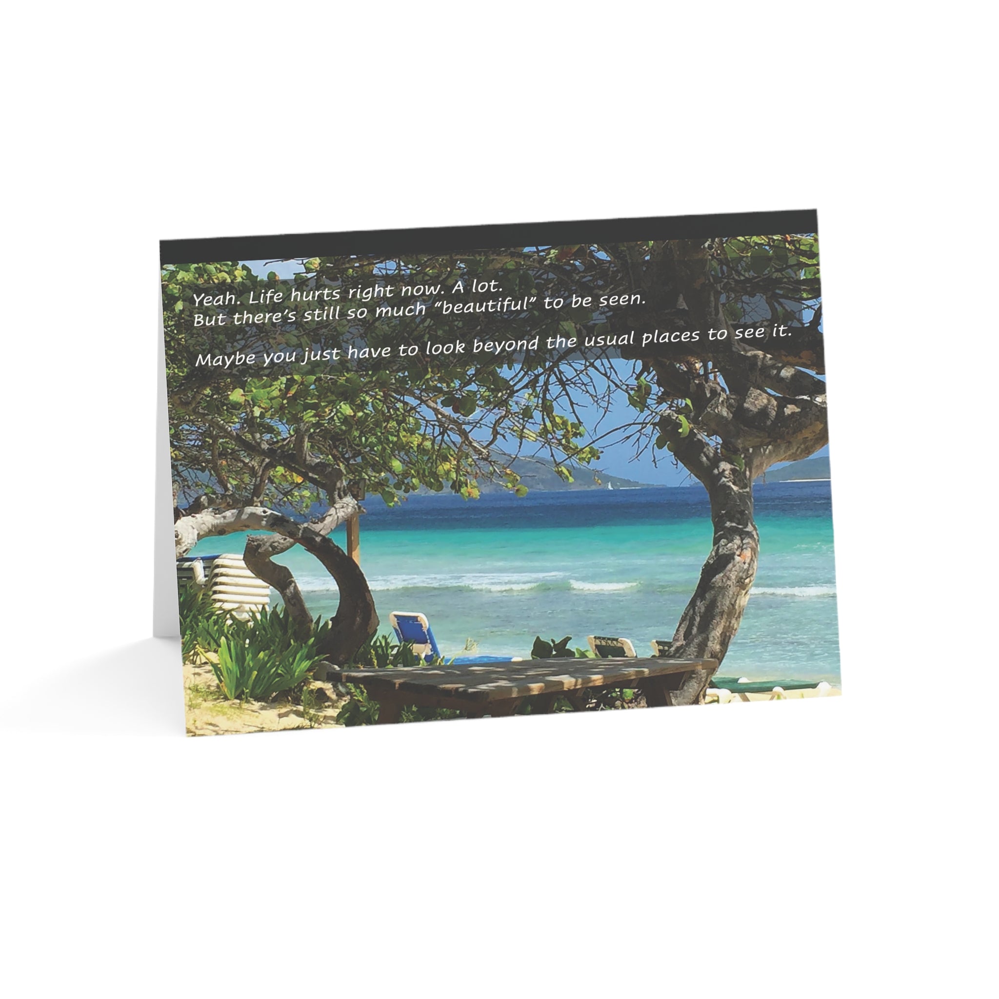 Beauty Beyond the Vines – Empathy, Support Card, Find Joy in the Journey