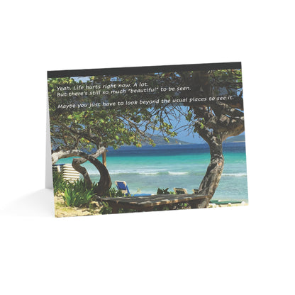 Beauty Beyond the Vines – Empathy, Support Card, Find Joy in the Journey