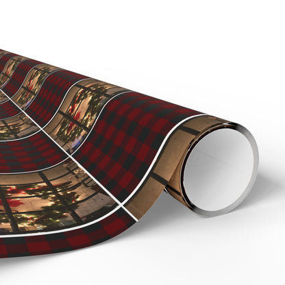 Happy Wreath Wrapping –  Holiday Wrapping Paper