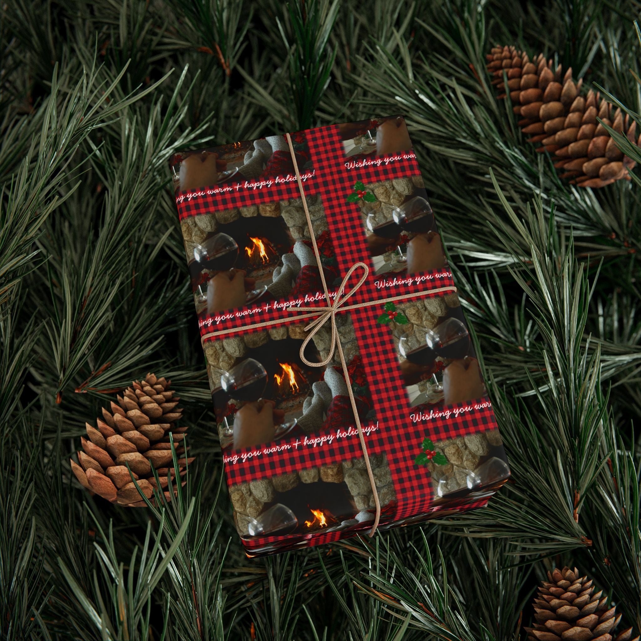 Cozy Holiday Cheers – Holiday Wrapping Paper