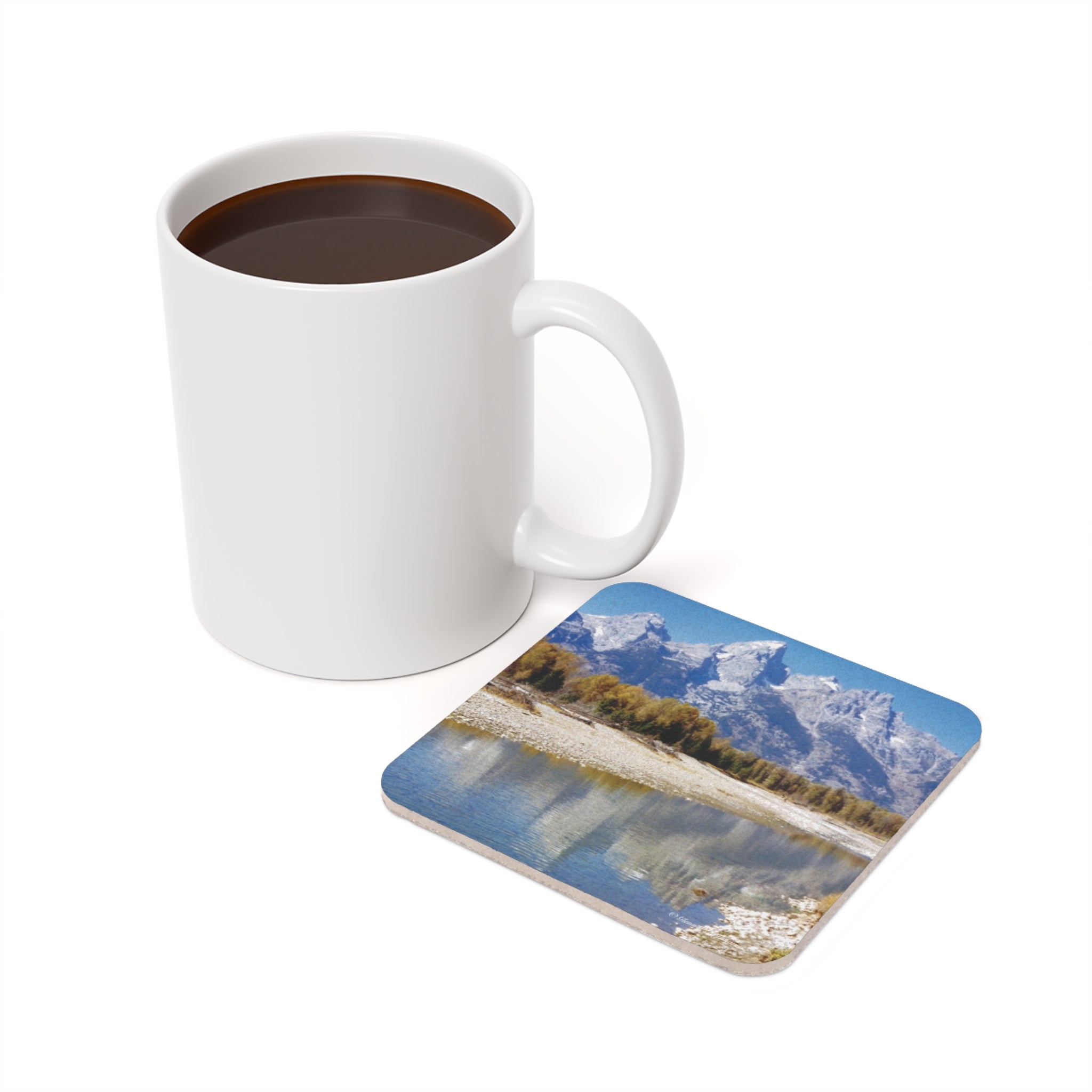 Teton River Reflections - Drink Coaster, Jackson Hole Collection