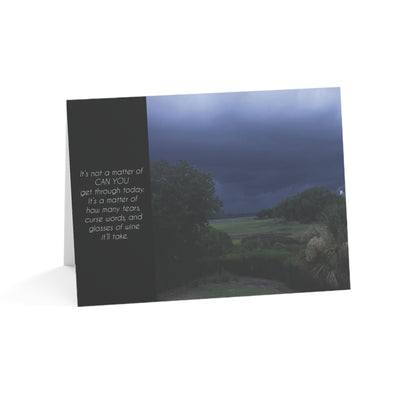 A Dark Desolate Day - Grief, Sympathy Card, Tough Days