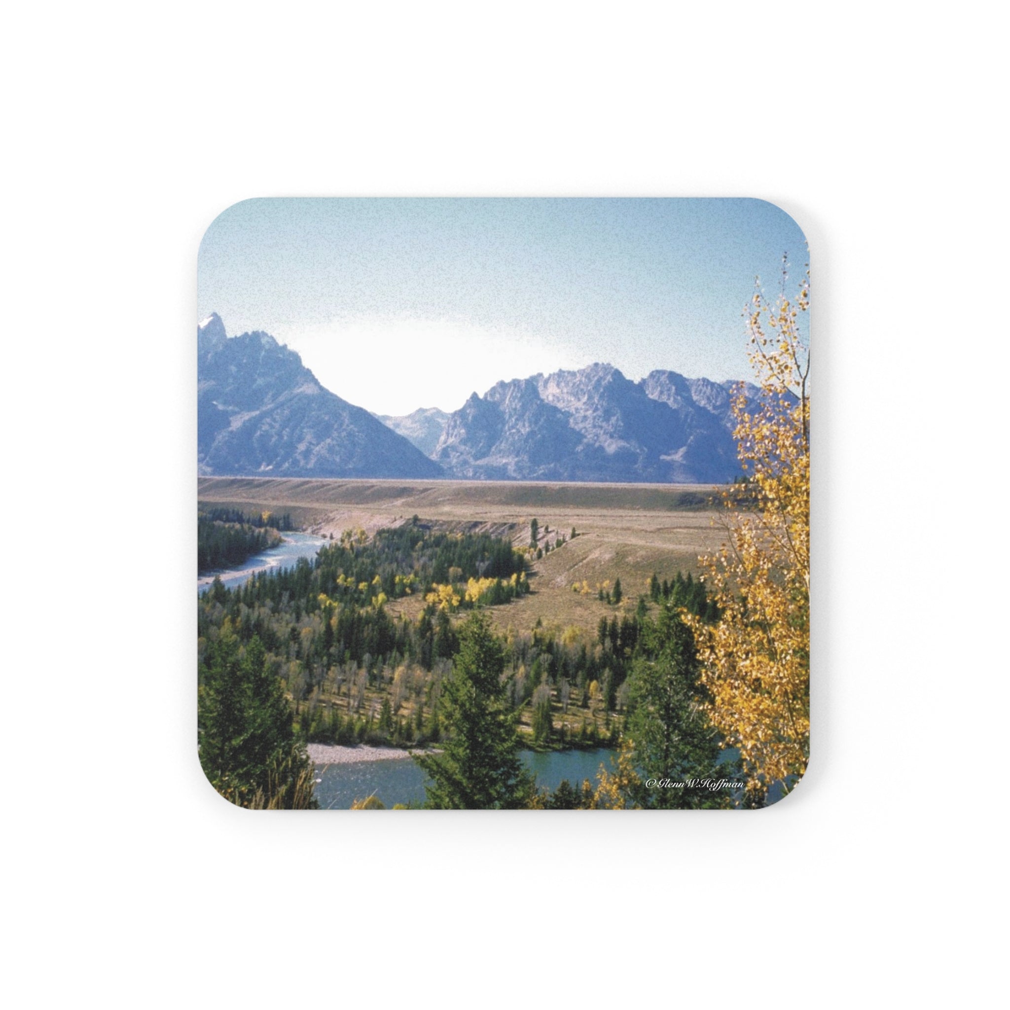 Beauty of The Moraine - Drink Coaster, Jackson Hole Collection