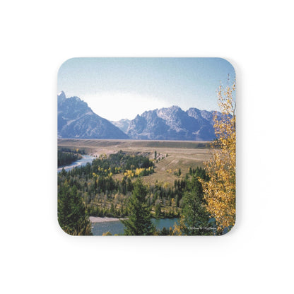 Beauty of The Moraine - Drink Coaster, Jackson Hole Collection