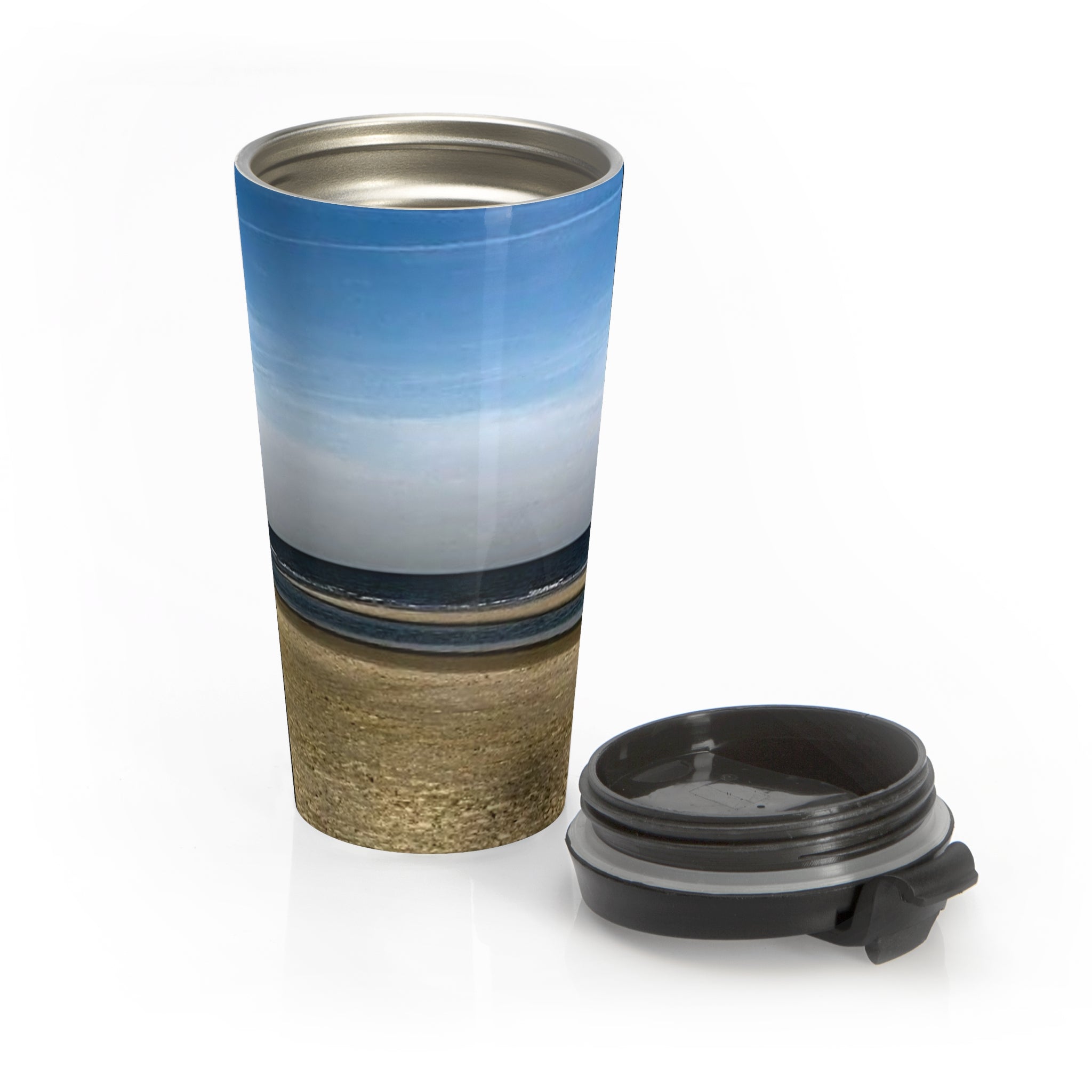 I Need the Beach. And My Bevvy. – Stainless Steel Travel Mug
