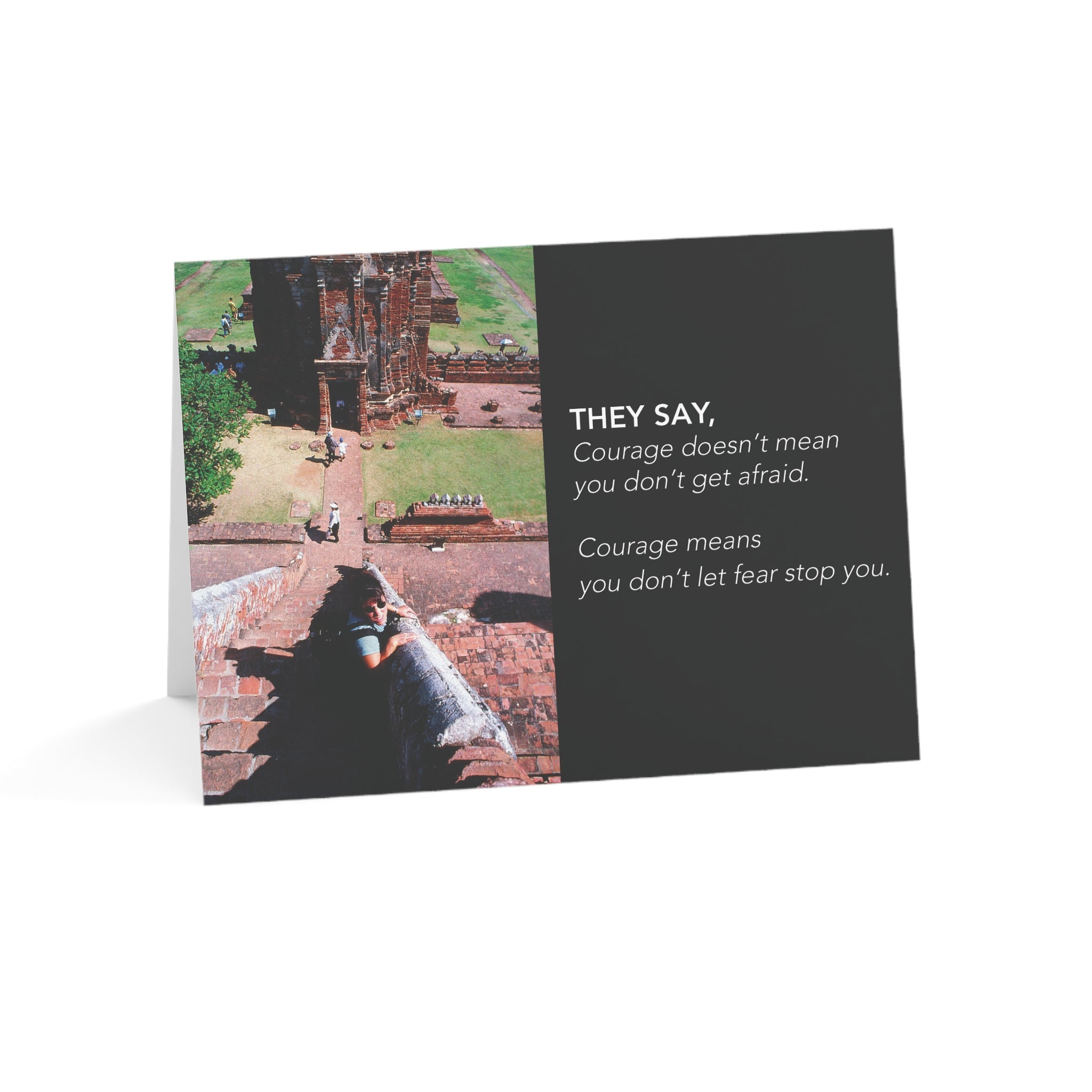 A New Take on Courage – Empathy, Support Card, Encouraging Thoughts