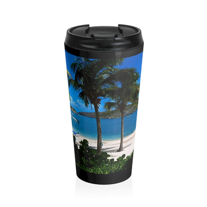 Sitting & Sipping in Paradise – Stainless Steel Travel Mug