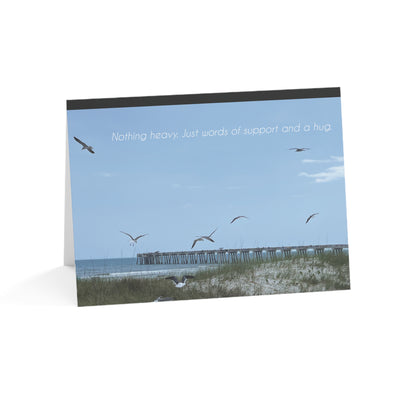Flying In with a Hug - Comfort and Support Card, Happy Thoughts