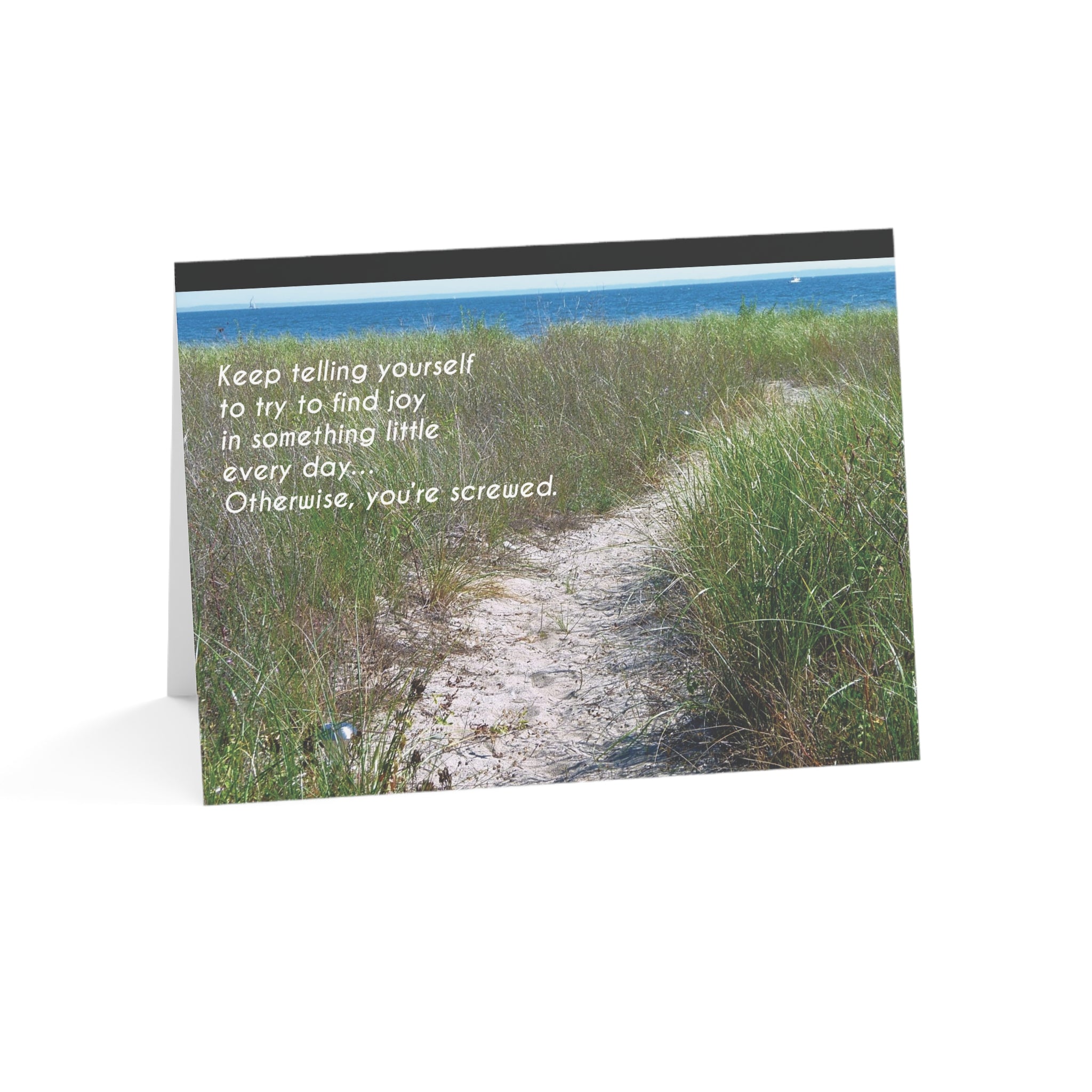 Overgrown But Beautiful – Empathy, Support Card, Find Joy in the Journey