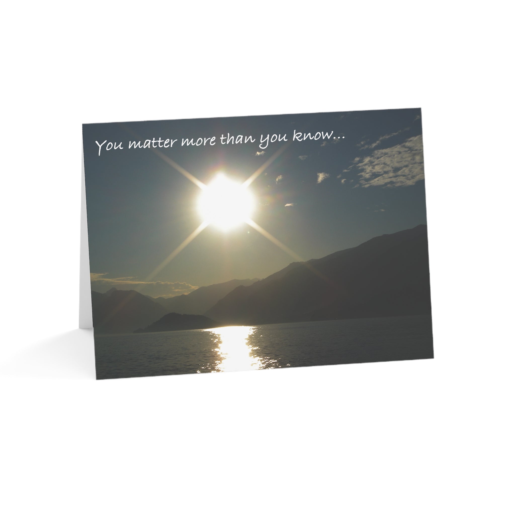 Because You Matter– Thinking of You Card