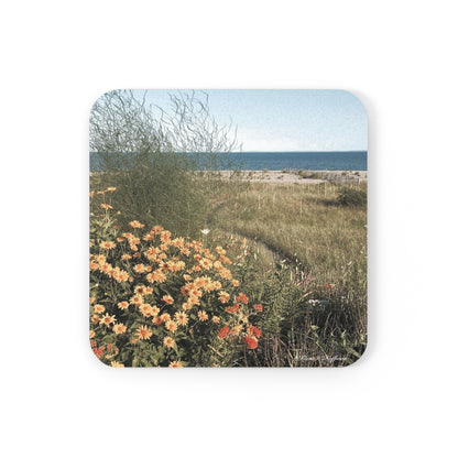 Wispy Ferns & Daisies - Drink Coaster, Bluff Beauty Collection