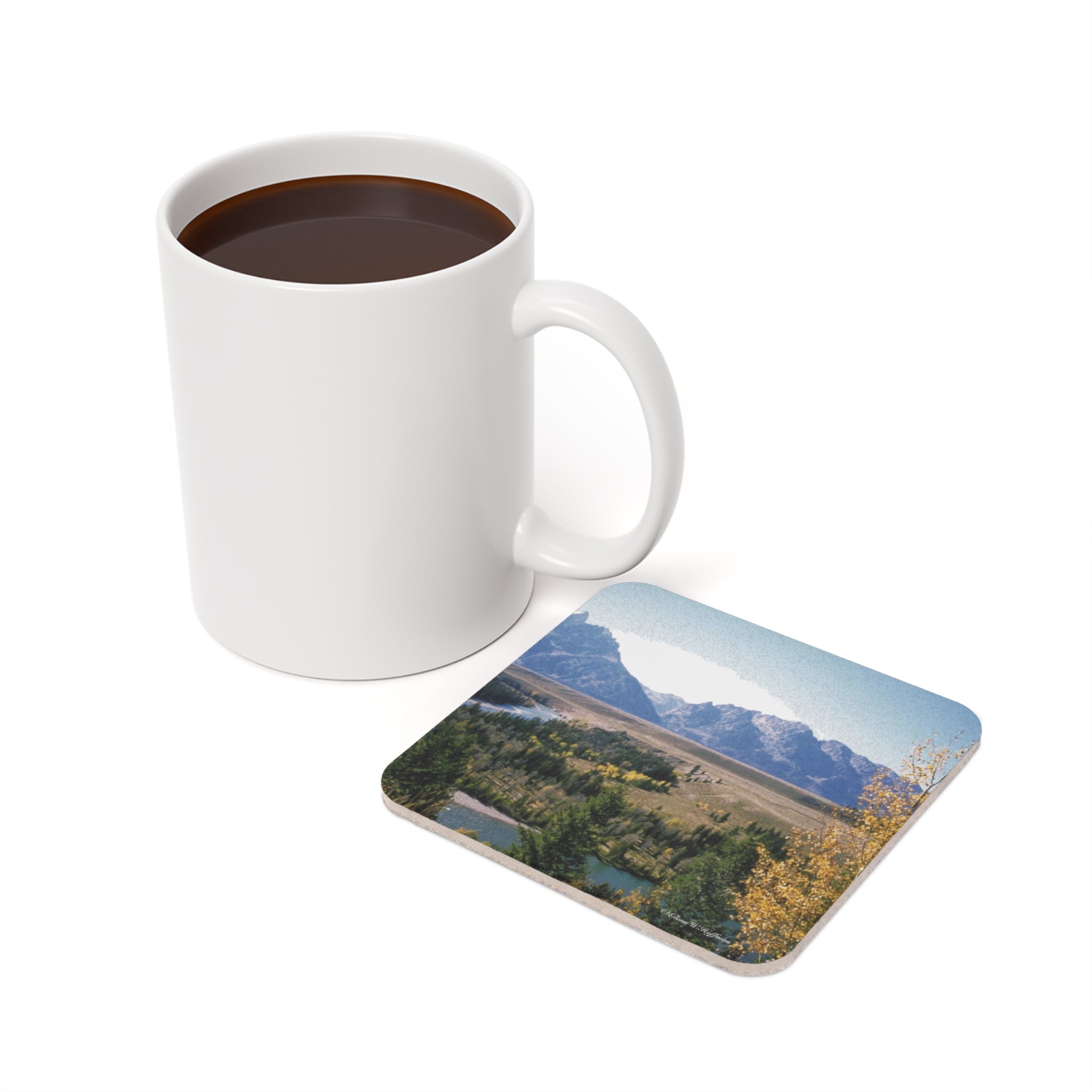 Beauty of The Moraine - Drink Coaster, Jackson Hole Collection