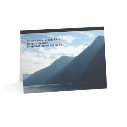 Sunlight Streaks in the Haze- Grief, Sympathy Card, General Loss