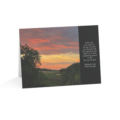 Twilight Musings - Sympathy Card, Loss of Husband, Blank Inside