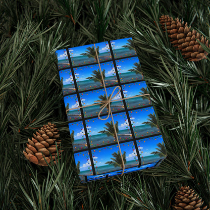 Happy Holidays Island Style - Holiday Wrapping Paper