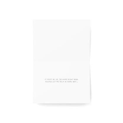 A Desolate Beach Brings Peace-Sympathy Card, Loss of Husband