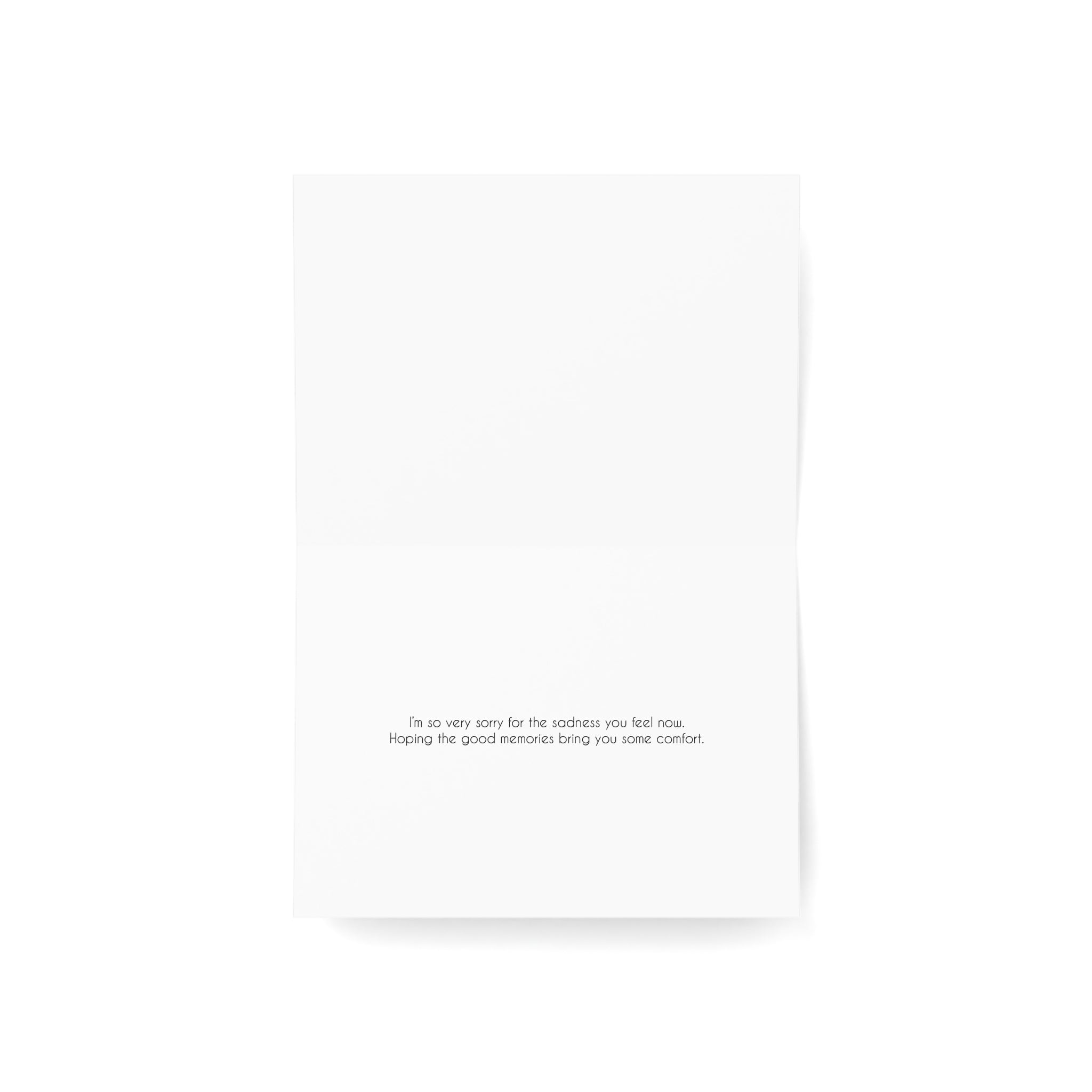 Such a Lonely Road - Sympathy Card, Long Illness, Simply Sorry