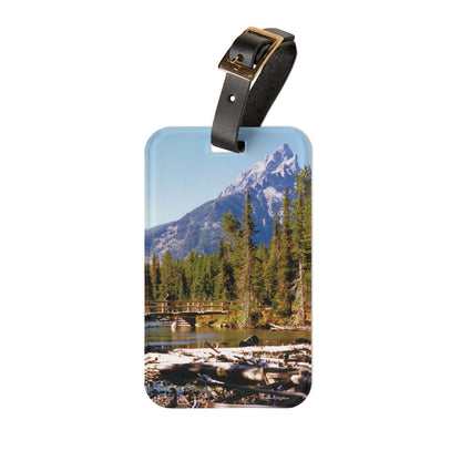 "Off to the Mountains!" – Luggage Tag