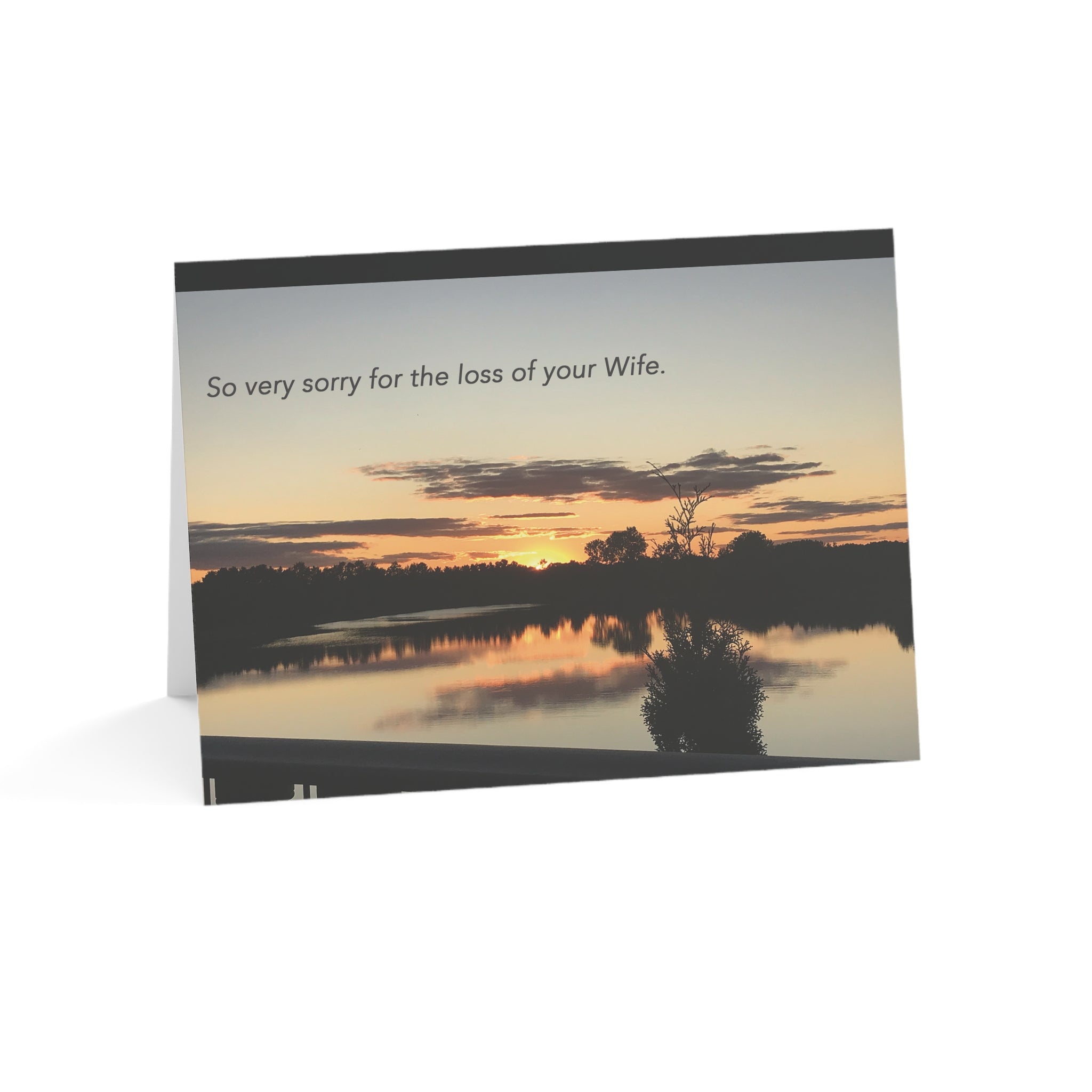 Simply Getting By, Day by Day - Grief, Sympathy Card, Loss of Wife, Simply Sorry