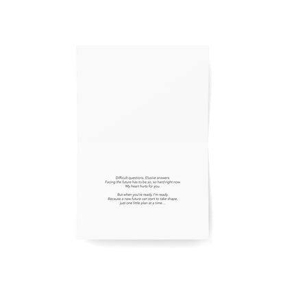 Lonely Chairs, Lonely Thoughts - Sympathy Card, Loss of Husband