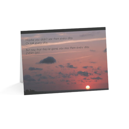 A Lonely Sunrise – Loss of Friend, Sympathy Card