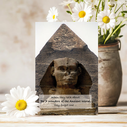 The Wonders of The Ancient World –  Birthday Card, Birthdays & Happy Occasions
