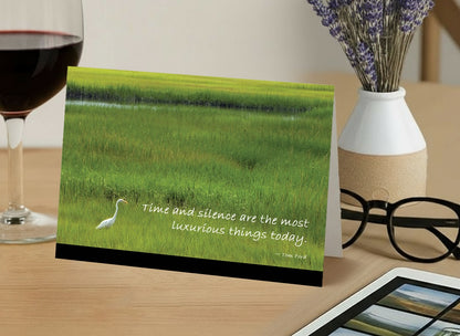 You Can Hear the Quiet - Empathy, Support Card, Happy Thoughts