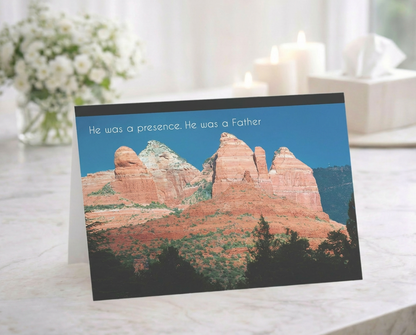Simply a Presence - Sympathy Card, Loss of Father, Simply Sorry