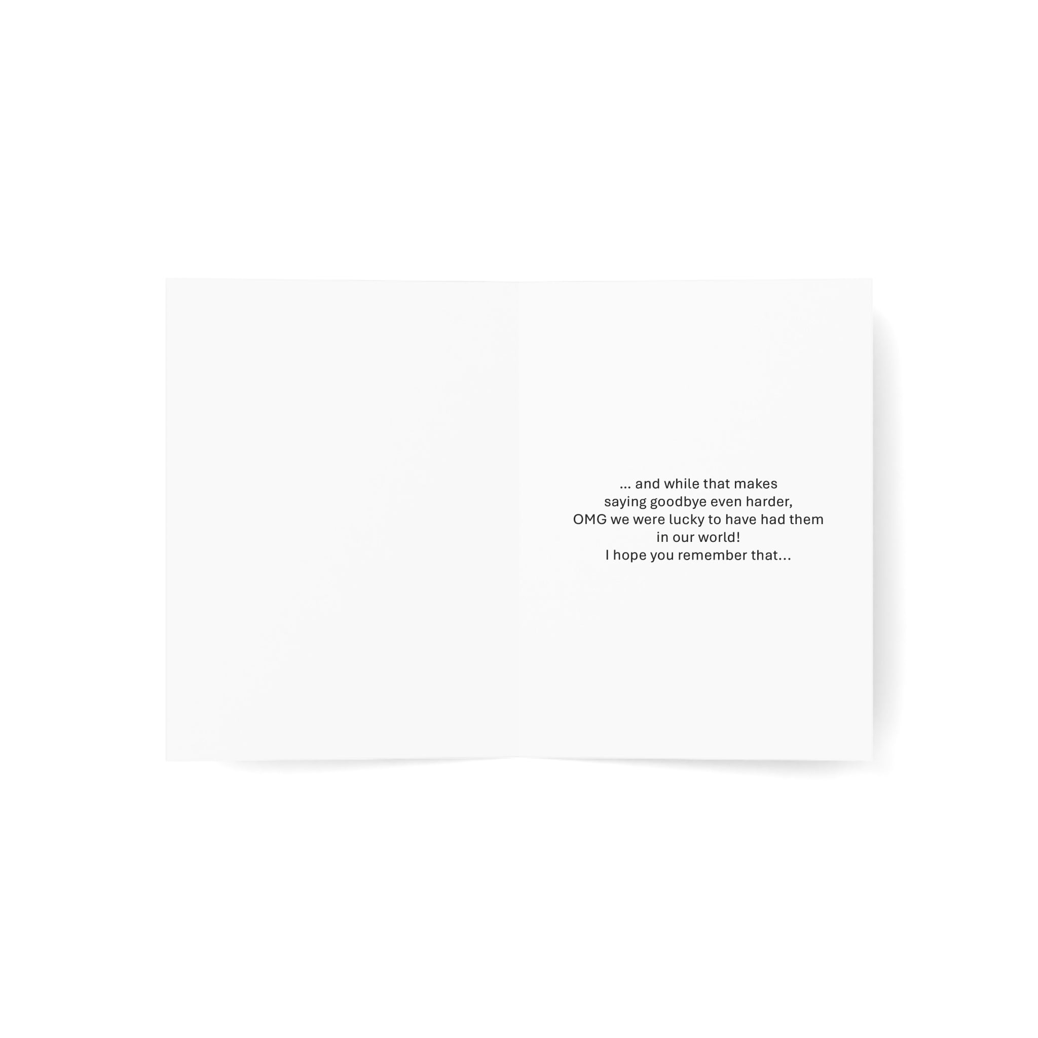 A More Beautiful Place - Grief, Sympathy Card, General Loss