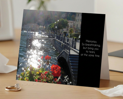Memories Twinkle in Your Mind - Sympathy Card, Loss of Husband