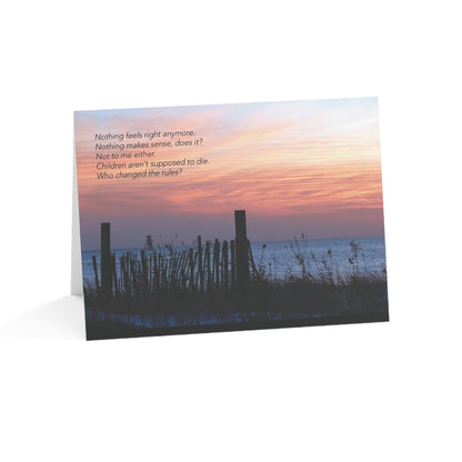 Laws of Nature Broken - Sympathy Card, Loss of Child