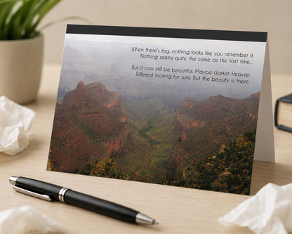 Misty Memories – Grief, Sympathy Card, Follow Up During Grief
