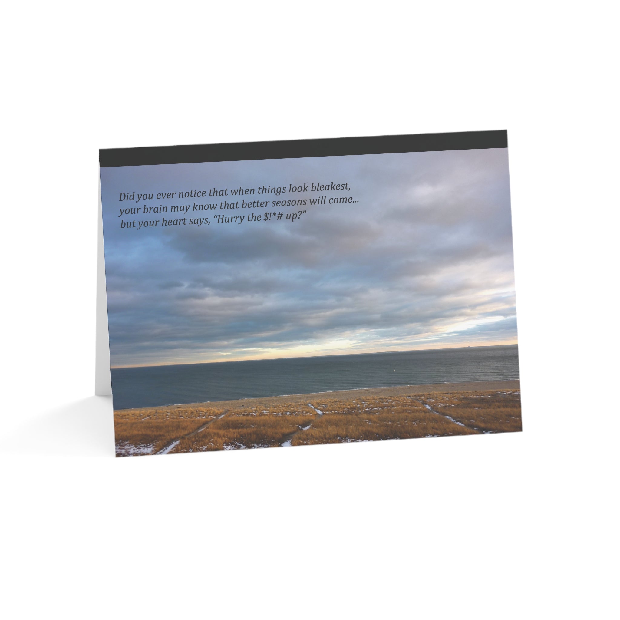 Barren Paths Wait for Spring – Grief, Sympathy Card, Follow Up During Grief