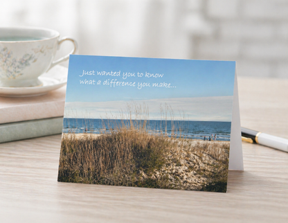 You Make a Difference –   Kindness & Appreciation Card