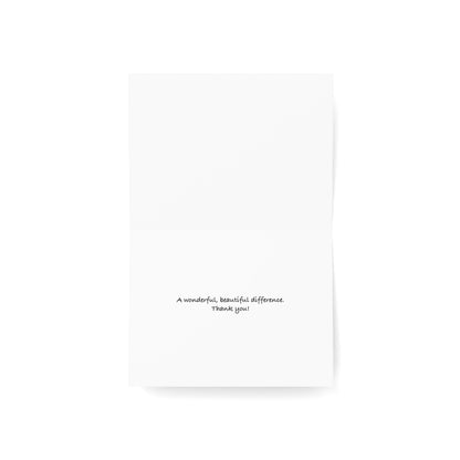 You Make a Difference –   Kindness & Appreciation Card