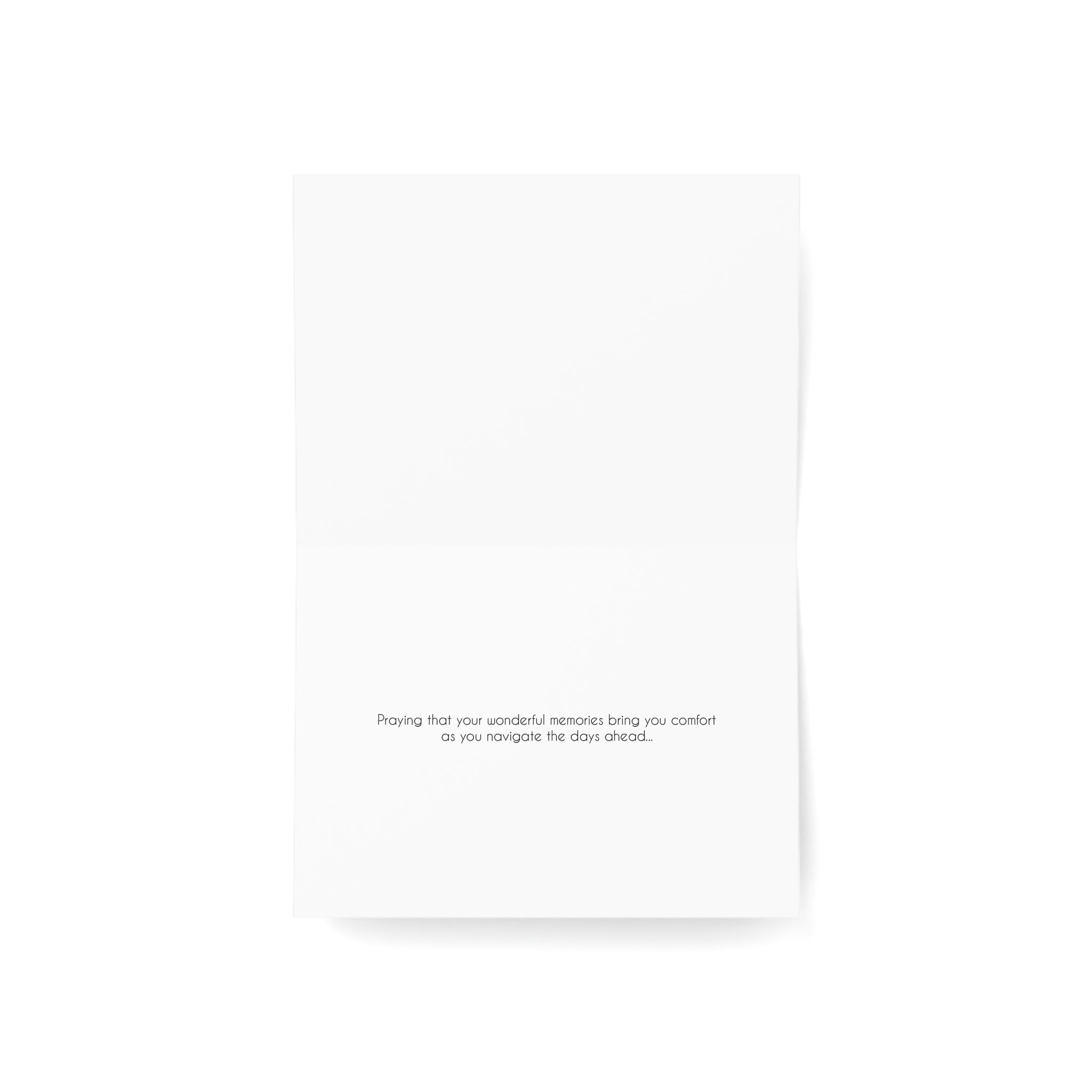 Sadness as the Fog Rolls In - Sympathy Card, Loss of Husband, Simply Sorry